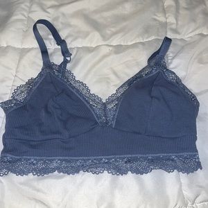 Blue bralette